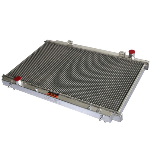 SPAWON Full Aluminum Radiator For 2007-2009 Nissan 350Z 3498cc 3.5L V6 MT 13038 - Picture 4 of 7