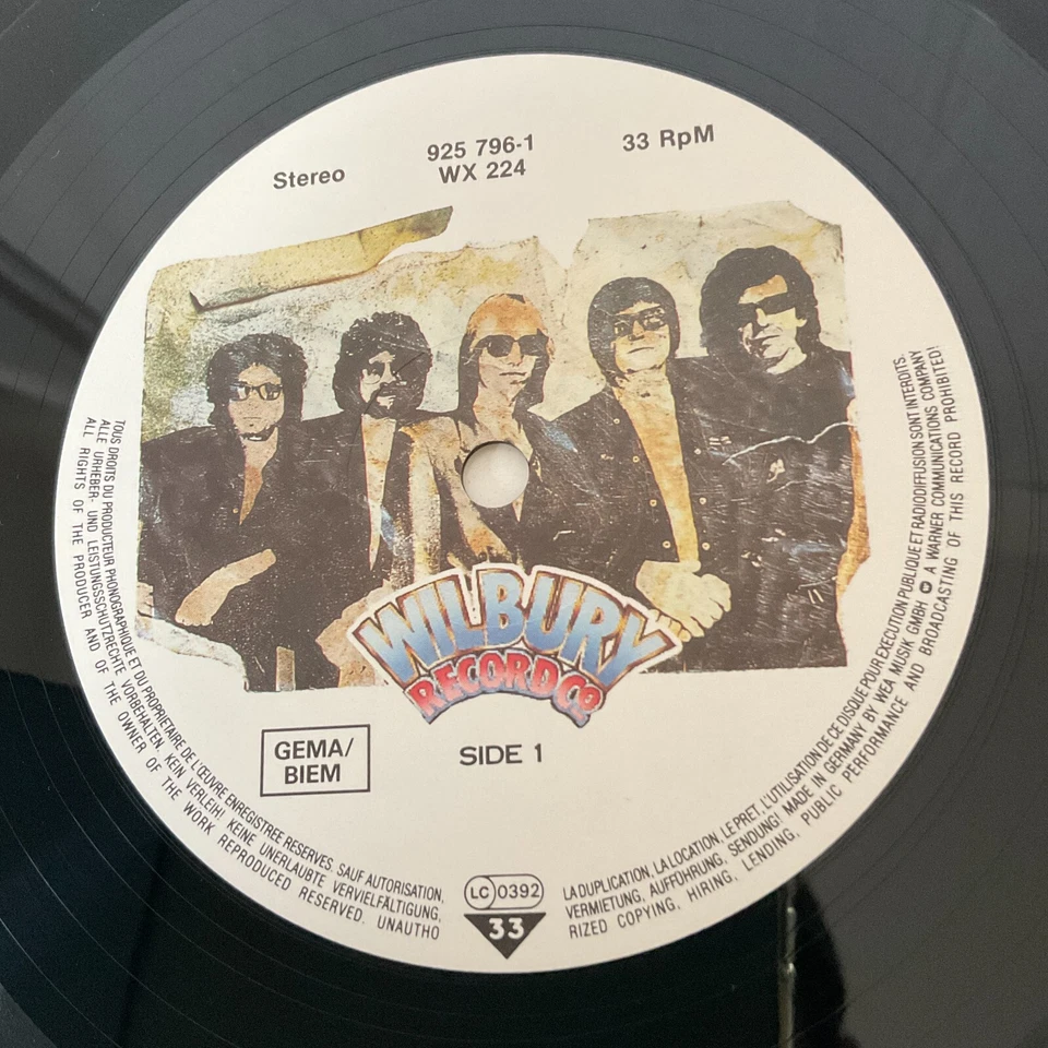 Traveling Wilburys - Vol 1 LP 1988 EX Vinyl WX224 Warner Bros George Harrison — 第 4/4 张图片