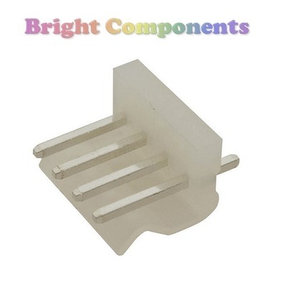 5x 4-Wege 3,96 mm PCB-Steckverbinder Stiftleiste (Molex KK-Stil) - UK-Verkäufer
