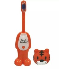 BRUSH BUDDIES: POPPIN': "TOOTHY TOBY": TIGER: CHILD'S: TOOTHBRUSH: BRAND NEW
