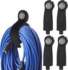 4PCS Magnetic Cable Storage Straps Heavy Duty, Extension Cord Holder Magnet Hook