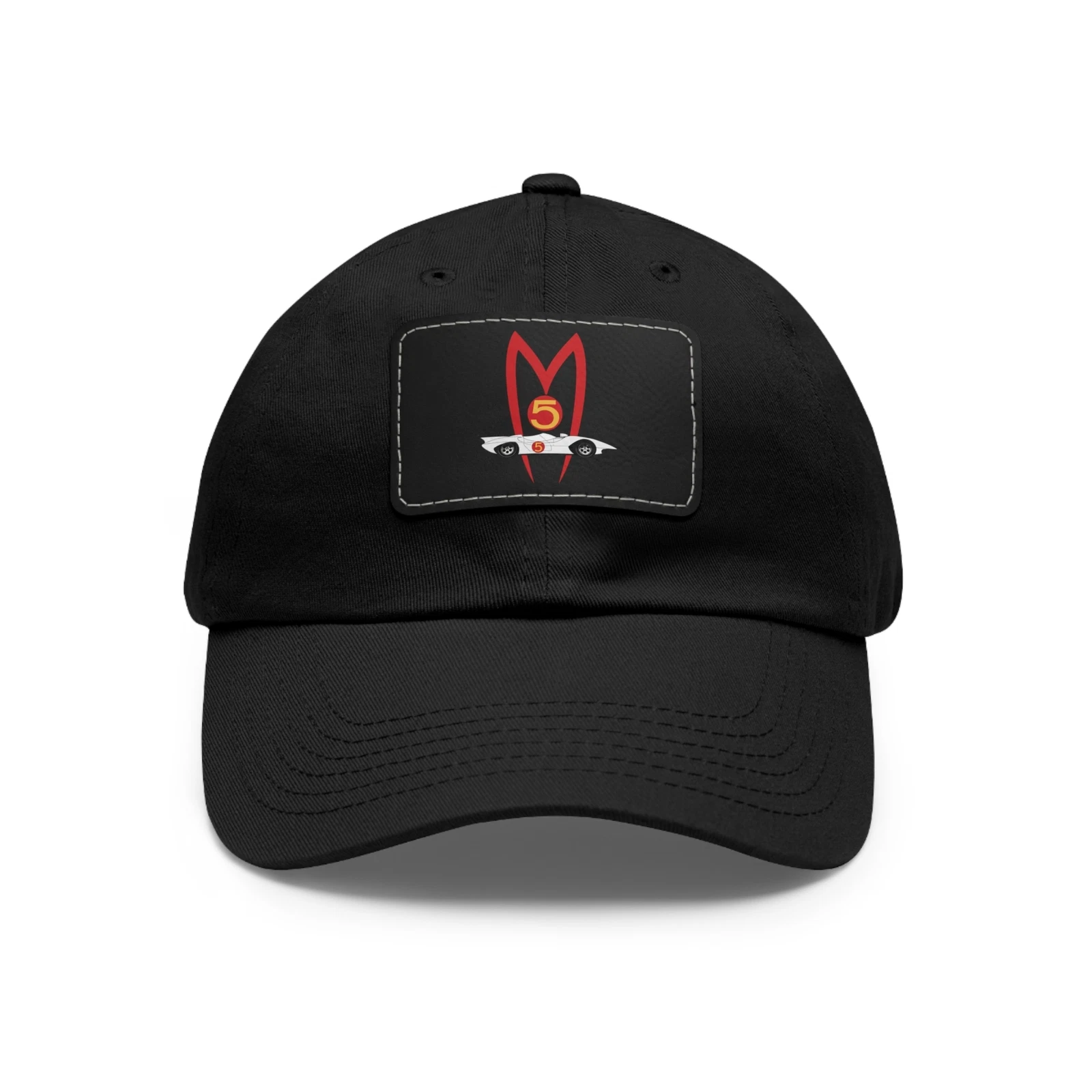 Speed Racer Mach 5 Dad Hat w/ Leather Patch - Adjustable