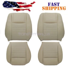 Fits 2005-2009 Ford Mustang GT V8 Driver / Passenger Bottom / Top Seat Cover Tan