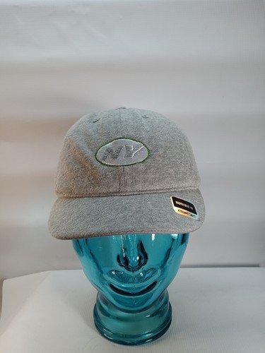 NY Jets Woman's Short Brim Grey W/Glitter Baseball Hat/Cap Hook And Loop Closure - Picture 2 of 10
