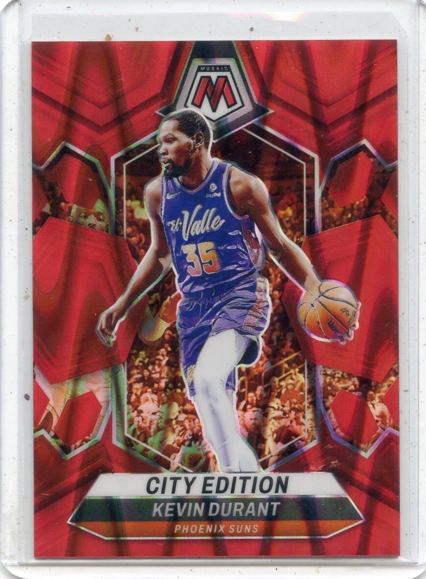2023-24 MOSAIC #286 KEVIN DURANT "RED TECTONIC PRIZM" 29/299 PHOENIX SUNS 111024