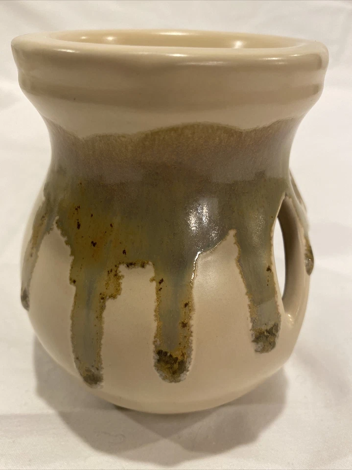 Ceramic Essential Oil burner, Wax Melt Burner, Pottery Tart Warmer, Drip Glaze - Image 4 of 4