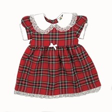Girls Scottish Royal Stewart Tartan Highland Dress - Made in Great Britain