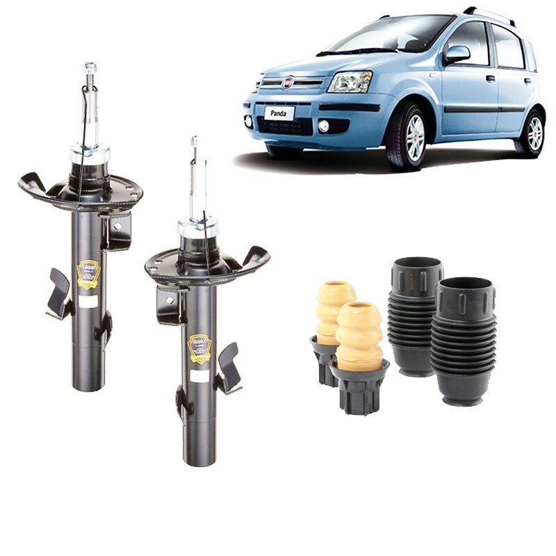 Kit 2 Ammortizzatori Anteriori Fiat Panda 169 + Tamponi Anteriori - Immagine 1