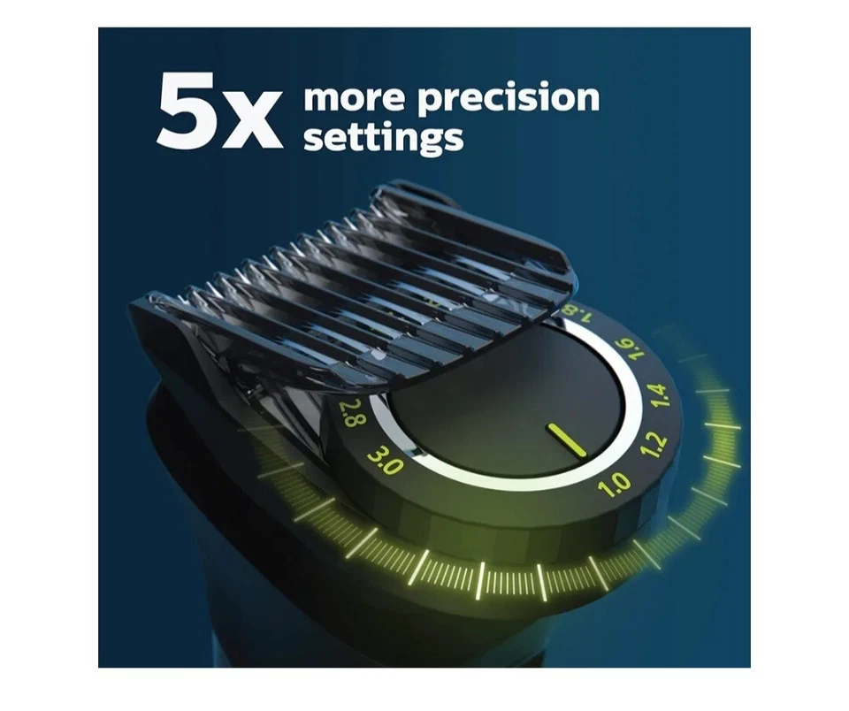 Philips Norelco Multigroom Series 7000 Kit de aseo para hombre con recortadora MG7910/49 Foto 3 de 4