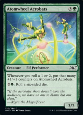 Atomwheel Acrobats - Foil x1 - Unfinity - NM-Mint, English - Unfinity