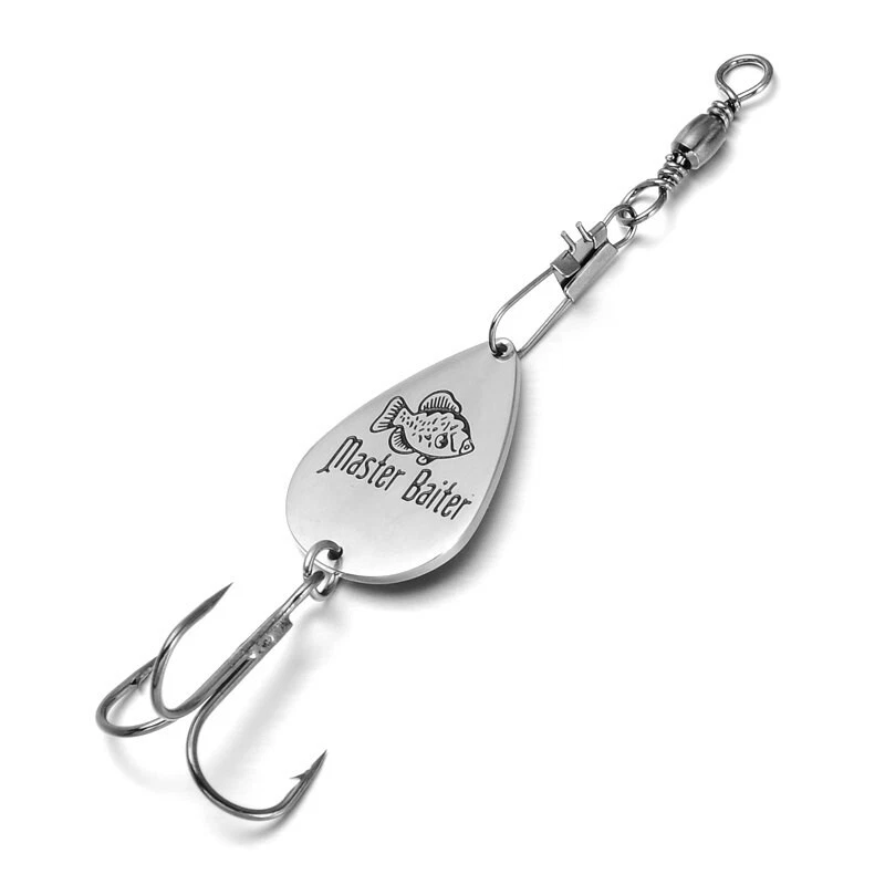 Spinner mit Gravur nach Wunsch- Angeln Hecht, Forelle, Barsch. Witz Gag Geschenk - Bild 4 von 4