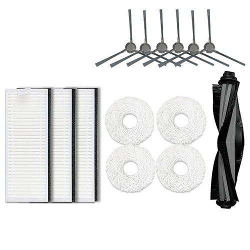 Main Brush/Side Brush/Fliter/Magnetic Stripe fit for ECOVACS N9+ Cleaner Robot - Picture 2 of 10