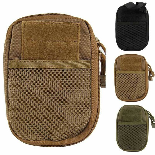 Tactique Molle Sac Ceinture Sac À Dos Fanny Pack Pochette Téléphone Portable Sac - Imagen 1 de 13