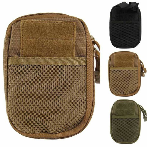 Tactical Molle Pouch Belt Waist Fanny Pack Bag Phone Pocket Waist Pouch Utility - Picture 1 of 13