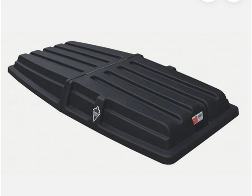 TOUGH GUY Hinged Lid for Tilt & Cube Trucks: 27 cu ft