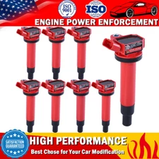 8 Pack Ignition Coil For 2000-2004 2005 2006 2007 2008 2009 TOYOTA TUNDRA 4.7L