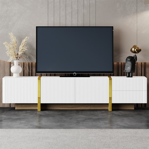 TV Stand Cabinet Entertainment Center Media Console Table for TVs up to 80'' - Picture 2 of 47