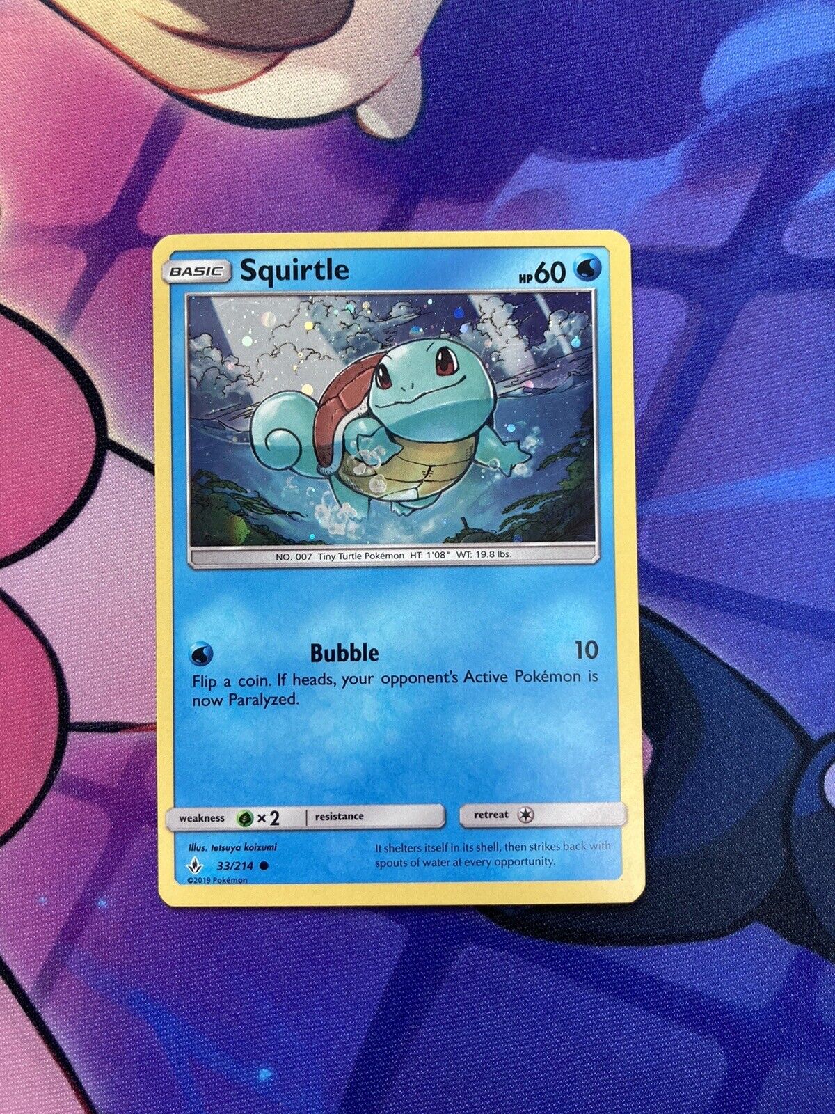 Squirtle - 33/214 - Common Reverse Holo