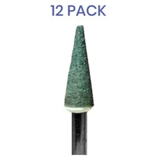 Dental Polishing FG Green Mounted Stone Abrasive Point CN-1 Green 12/Pack