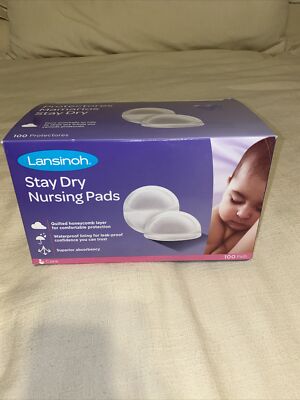 Lansinoh Disposable Stay Dry Nursing Pads 100 Ct Breastfeeding Breast Care Baby 