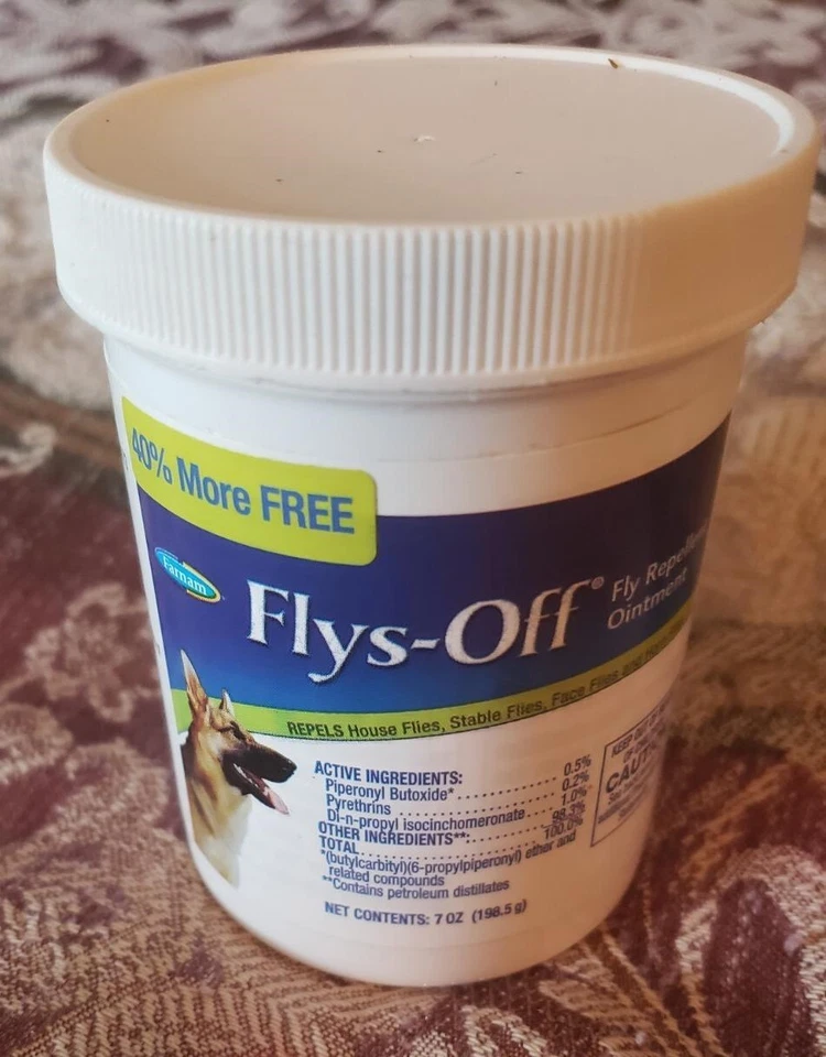 Farnam Flys Off, Pomada Repelente de Moscas para Perros, Caballos y Ponis, 7 Onzas Foto 3 de 3