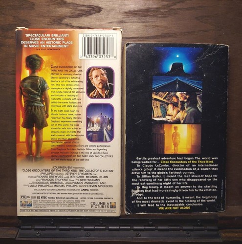 VHS Close Encounters of the Third Kind 1999, box office hits) Tested Plus Book - Picture 2 of 7