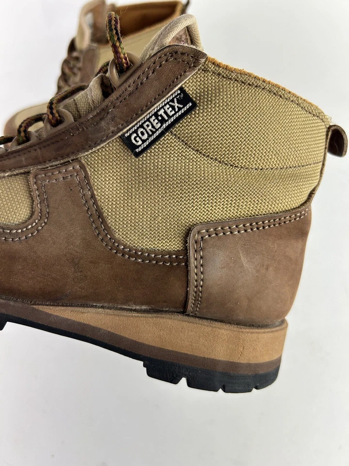 Botas de caminhada Rocky Gore-Tex feminina tamanho 7 M couro marrom/bege 4050 - Imagem 3 de 4