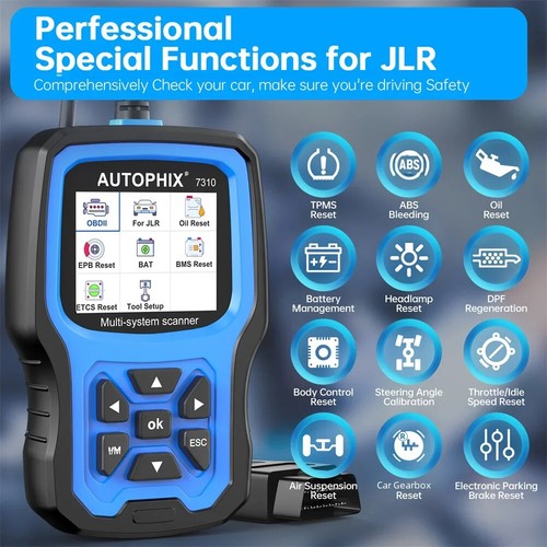 AUTOPHIX 7310 Car Code Reader OBD2 Scanner Diagnostic Tool For Land Rover Jaguar - Picture 2 of 6