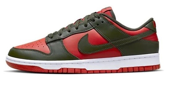 Мужские кроссовки Nike Dunk Low Retro BTTYS Mystic Red/Cargo Khaki (DV0833 600)