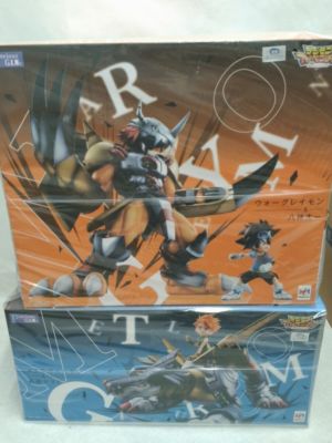 War Greymon Taichi & Metal Garurumon Yamato SET G.E.M. Series