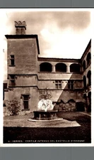 Aosta Verres Cortile interno del Castello F. piccolo non spedita