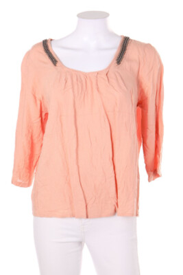 VERO MODA Blouse with 3/4 Sleeve Jewelry Stones S nude peach