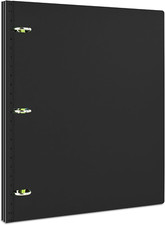 Telescoping 3 Ring Binder, Portable Plastic Binder with Telescoping Spine, 3 Rin