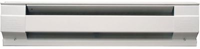 Cadet Electric Baseboard Heater Floor White 60 in. 1,250-Watt 240-Volt Universal