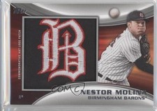 2014 Topps Pro Debut Manufactured Hat Logo 52/99 Nestor Molina #MH-NM Patch g3c