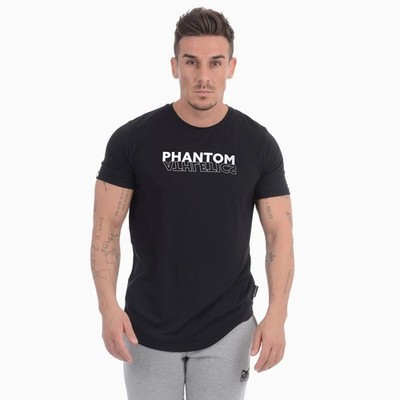 Phantom Athletics Herren Kurzarm T-Shirt Lite, Schwarz S, Sport Streetwear