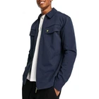 Lyle and Scott Mens Jacket Overshirt Regular Fit Full Zip Casual Cotton New