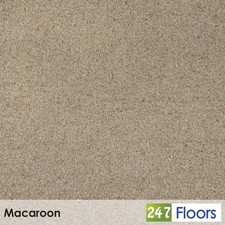 Macaroon Natural Berber Twist Deluxe 55oz Carpet Wool Mix Actionback Bedroom