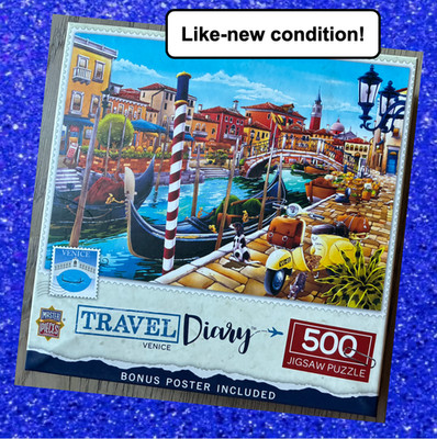 VENICE, Italy Travel Diary MasterPieces 500 Piece jigsaw Puzzle Venetian canal