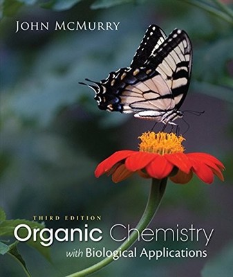 ORGANIC CHEMISTRY WITH BIOLOGICAL APPLICATIONS By John E. Mcmurry - Hardcover VG