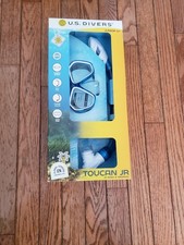 U. S. Divers Blue Toucan Junior Kids 6 Jr Mask  Snorkel Combo Set New In Box