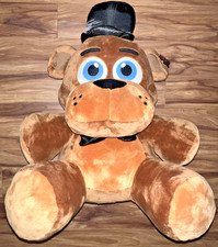 FIVE NIGHTS AT FREDDYS 20" CLASSIC FREDDY PLUSH GLOWING EYES  NEW  READ 