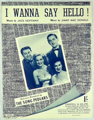 I Wanna Say Hello von Mac Donald Hoffman Klavier Gesang Noten The Song Pedlars