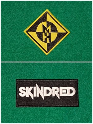 Sonderanfertigung für 2 gestickte Patches zum Aufnähen / Aufbügeln: - Skindred & Machine Head