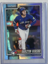 2026 Topps Series 1 Aqua Rainbow Foil #2 Daulton Varsho Blue Jays