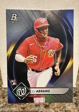 2022 Bowman Platinum - C.J. Abrams #14 (RC)
