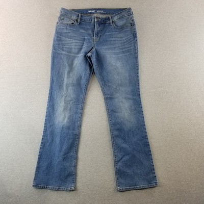 Old Navy Jeans Women's Sz 10P Mid Rise Original MedWash Normcore Cute Comfy