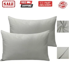 Microfiber Toddler Pillowcases with Envelope Closure, 2 Pack 100% Brushed Mic...