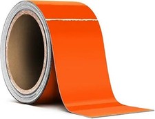 Orange Gloss Air-Release Adhesive Vinyl Pinstripe Tape Roll 2 Size: 2  x 20ft