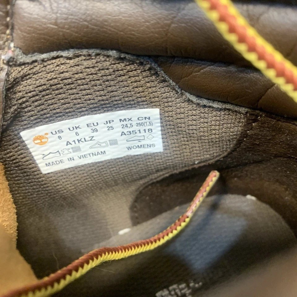 Botas Deportivas Timberland Dausette en Cuero Nobuck Trigo Para Mujer Talla 8 Foto 4 de 4